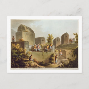 Sarcophagi und Sepulchers am Leiter des Harbo Postkarte