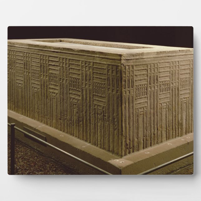 Sarcophagus aus Abu Roach (Kalkstein) (siehe auch  Fotoplatte (Vorderseite)