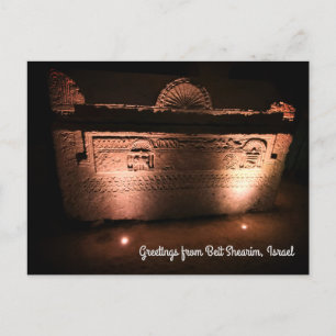 Sarcophagus, Israel Postkarte