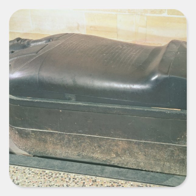 Sarcophagus von Eshmunazar, König von Sidon Quadratischer Aufkleber (Vorderseite)