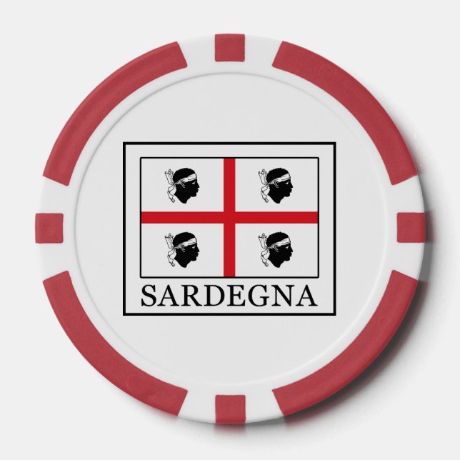 Sardegna Pokerchips (Vorderseite)
