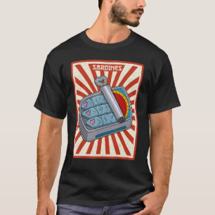 Sardellen-Fischgerichte Dosenfisch Küche T-Shirt