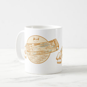 Sardine-aromatisierter Kaugummi Kaffeetasse