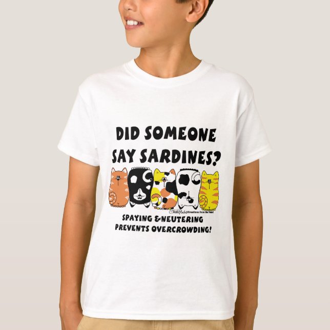 Sardine Cats T-Shirt (Vorderseite)