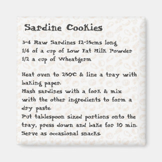 Sardine Cookies Rezept Magnet Rosa
