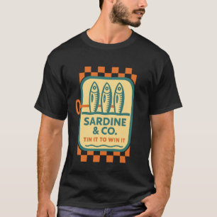 Sardine Retro Fischdose It to Win It Vintage Mitte T-Shirt