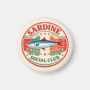 Sardine Social Club Italienische Sommerparty Magnet