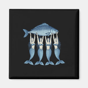 Sardinen Dosenfisch Meerjungfrau Sommer Küstenfisc Magnet