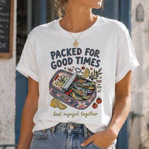 Sardinen-Fischer-Core-Shirt für gute Zeiten T-Shirt