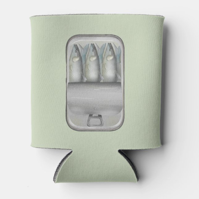 Sardinen in Zinn Dosenkühler (Vorderseite)