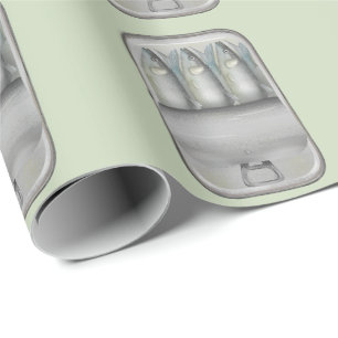 Sardinen in Zinn Geschenkpapier