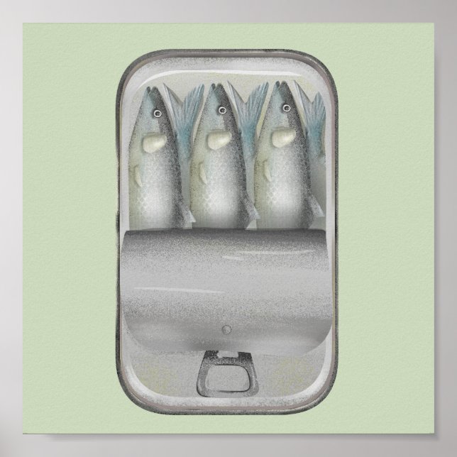 Sardinen in Zinn Poster (Vorne)