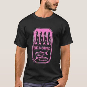 Sardinen Konserven Lebensmittel Fischerei Küsten V T-Shirt