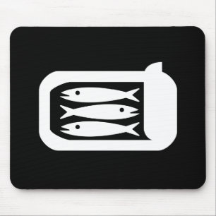 Sardinen-Piktogramm-Mauspad Mousepad