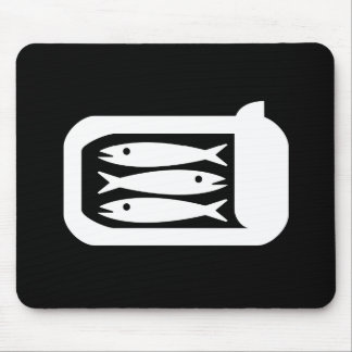 Sardinen-Piktogramm-Mauspad Mousepad
