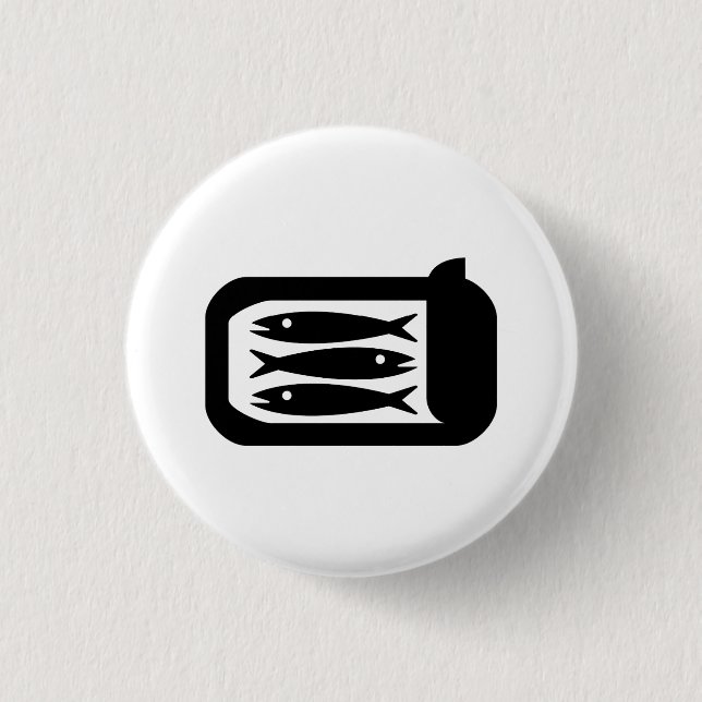 Sardinen-Piktogramm-Taste Button (Vorderseite)