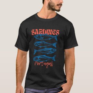 Sardinen Portugal Mittelmeer Europa Reisen Souv T-Shirt