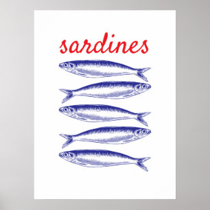 Sardinen Poster
