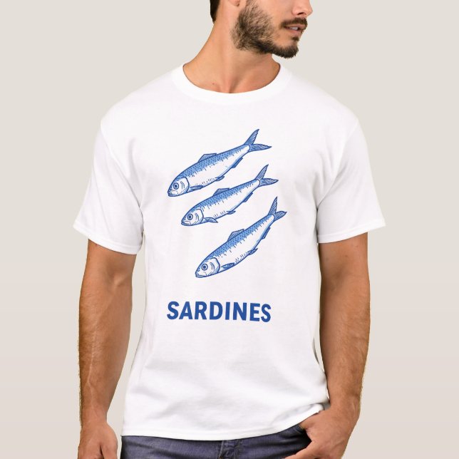 Sardinen T-Shirt (Vorderseite)