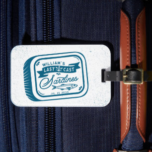 Sardinenfischen Junggesellenabschied Vintage Nauti Gepäckanhänger