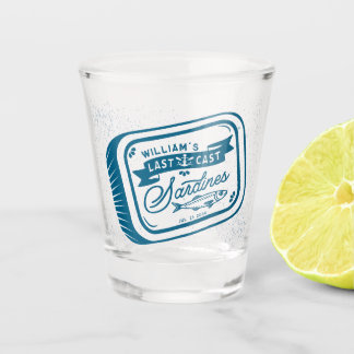 Sardinenfischen Junggesellenabschied Vintage Nauti Schnapsglas