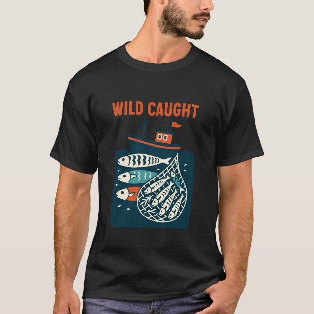 Sardinenfischer Wildfang T-Shirt (Vorderseite)