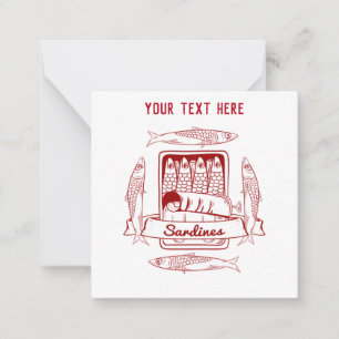 Sardinengehalt Mitteilungskarte