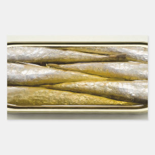 Sardinenkonserven Rechteckiger Aufkleber