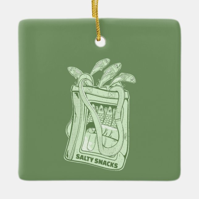 Sardinenmilch Keramikornament (Vorderseite)