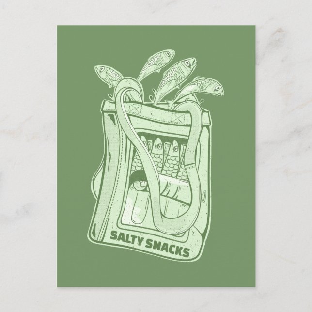 Sardinenmilch Postkarte (Vorderseite)