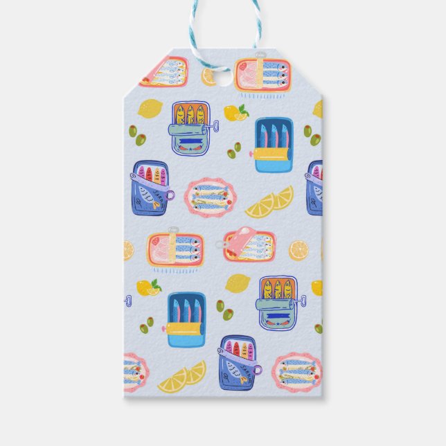  Sardines and Lemons Geschenkanhänger (Vorderseite)