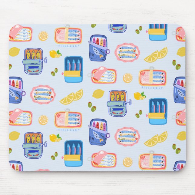 Sardines and Lemons Mousepad (Vorne)