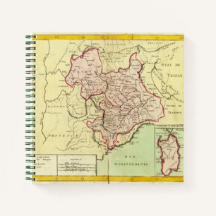 Sardinien, Frankreich, Italien Notizbuch
