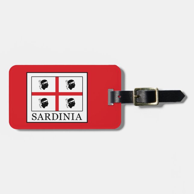 Sardinien Gepäckanhänger (Vorderseite horizontal)