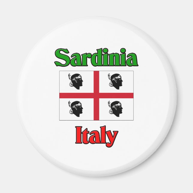 Sardinien Italien Magnet (Vorne)