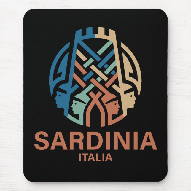 Sardinien Italien Mousepad (Vorne)