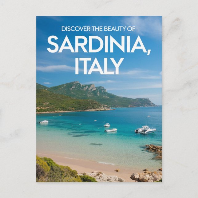 Sardinien Italien Reisen Postkarte (Vorderseite)