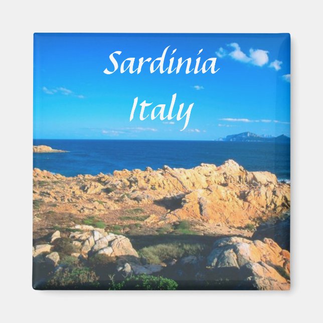 Sardinien Italien Reisen Souvenir Kühlschrankmagne Magnet (Vorne)