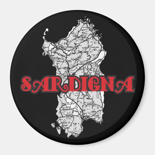 Sardinien Magnet (Vorne)