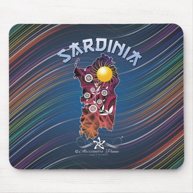 Sardinien Mousepad (Vorne)