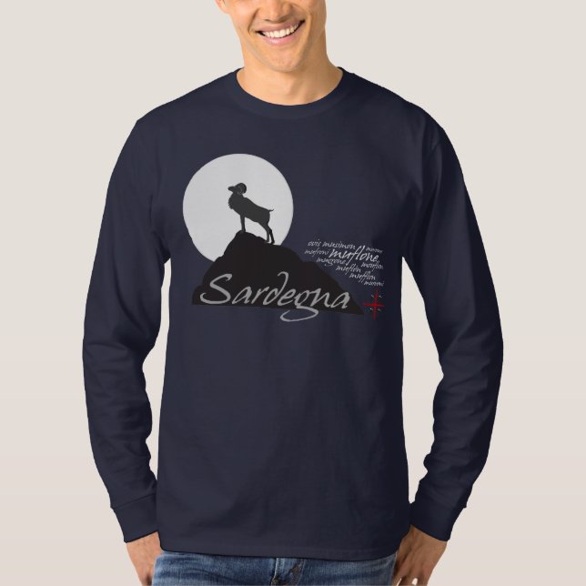 Sardinien, Mufflon King of the Hill T-Shirt (Vorderseite)
