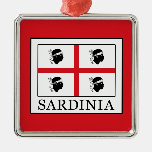 Sardinien Ornament Aus Metall (Vorne)