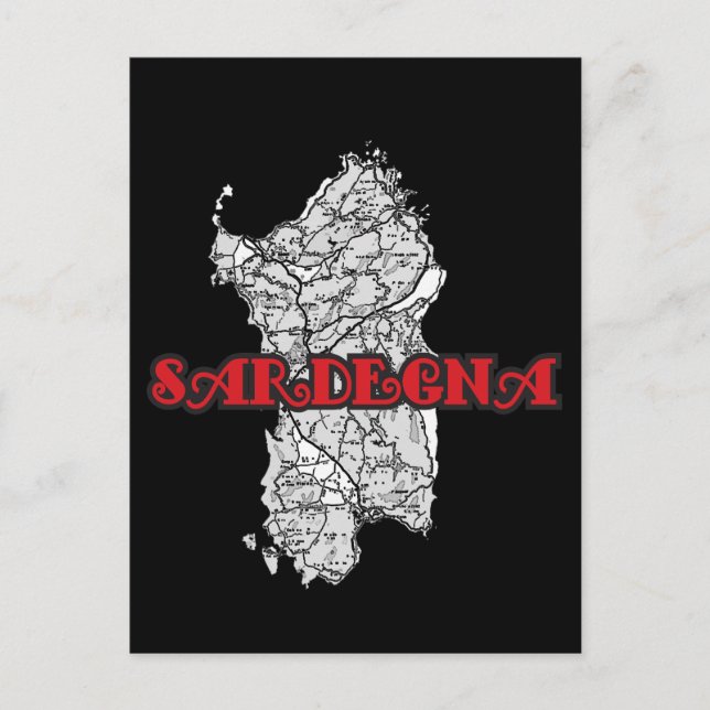 Sardinien Postkarte (Vorderseite)