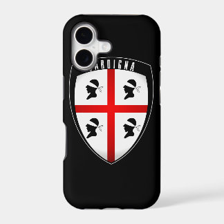 Sardinien, Schild-Wappen - iPhone (Schwarzes)