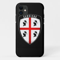 Sardinien, Schild-Wappen - iPhone (Schwarzes)