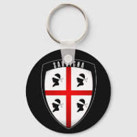 Sardinien, Schild Wappen (schwarz)