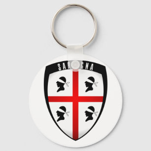 Sardinien, Shield Wappen Schlüsselanhänger