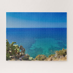 Sardiniens blaues Meer und Himmel Mittelmeerküste Puzzle