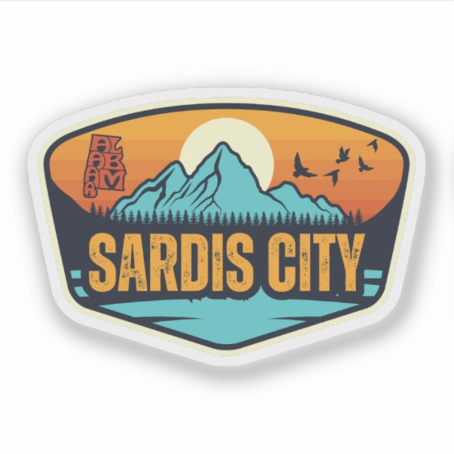 Sardis City, Alabama Aufkleber (Vorderseite)