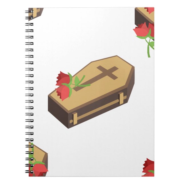 Sarg-Emojis Notizblock (Vorderseite)